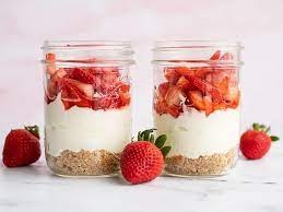 No Bake Strawberry Cheesecake