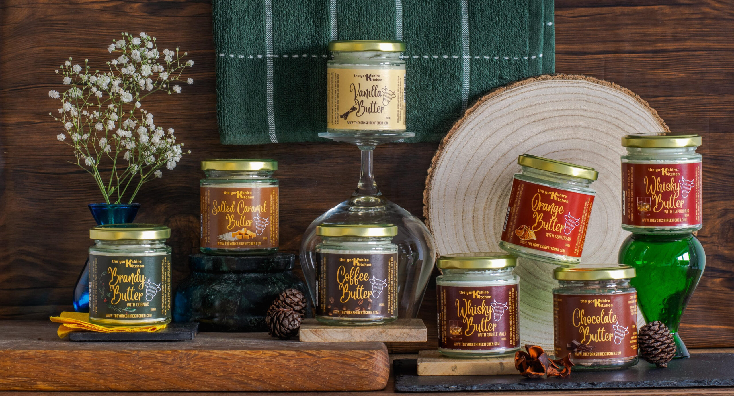 Yorkshire Flavoured Butters now available in Jars or Rolls